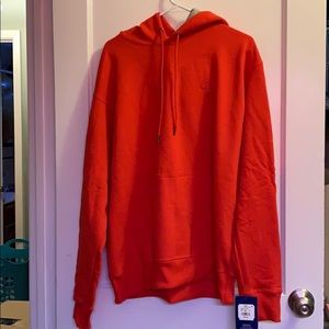 Men’s champion hoodie RED sz. Large NWT